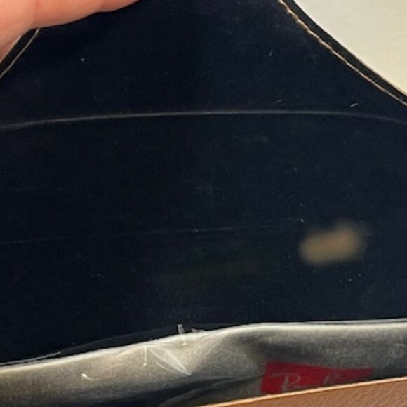 NEW Ray-Ban Sunglasses Soft Leather Brown Case 6.7" - Picture 3 of 14